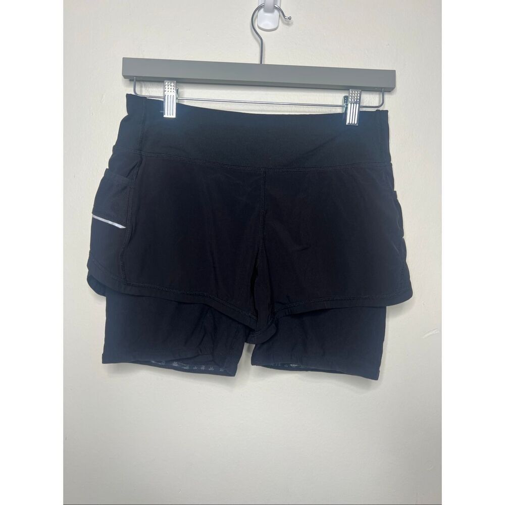 Athleta Ready Set 2 in 1 Athletic Running Shorts Sz S